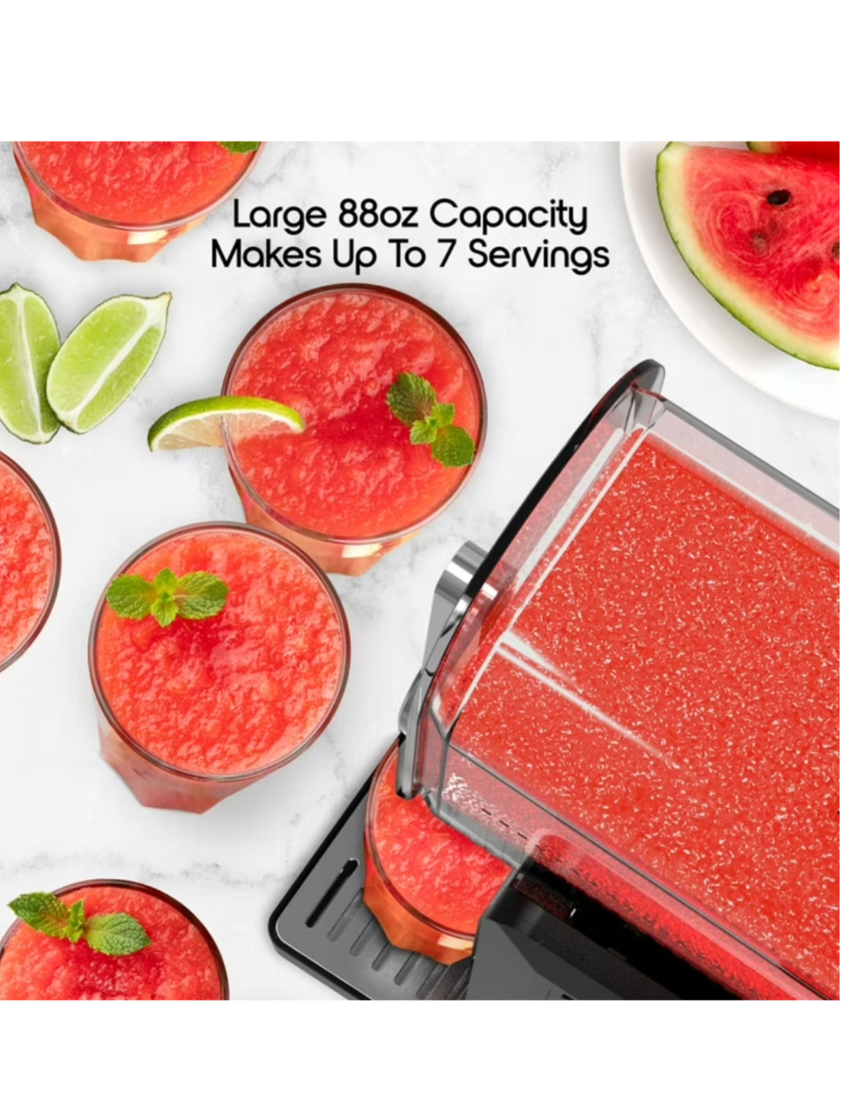 2.6L Slushie Machine & Soft Serve Ice Cream Maker with Rapid Freezing Technology