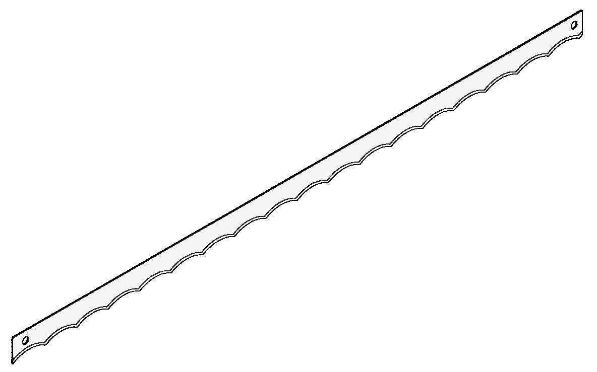 Bread Slicer Blades, 32 pack. Compatible replacement blades by National Band …