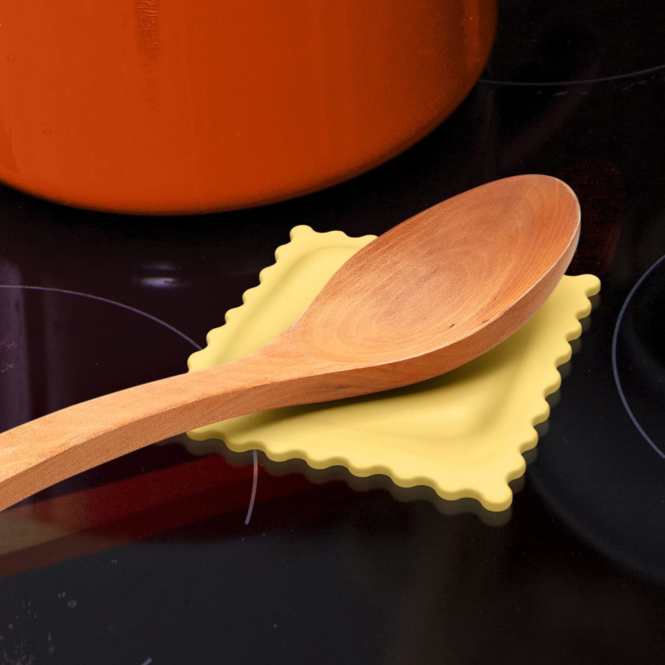Genuine Fred SAUCED UP Ravioli Spoon Rest – Easy to Clean – Fun Kitchen Gadgets