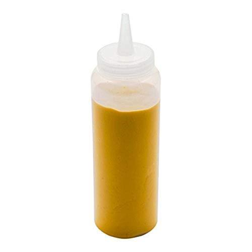 8 Ounce Condiment Squeeze Bottle, 1 With Lid Plastic Squeeze Bottle – Precison