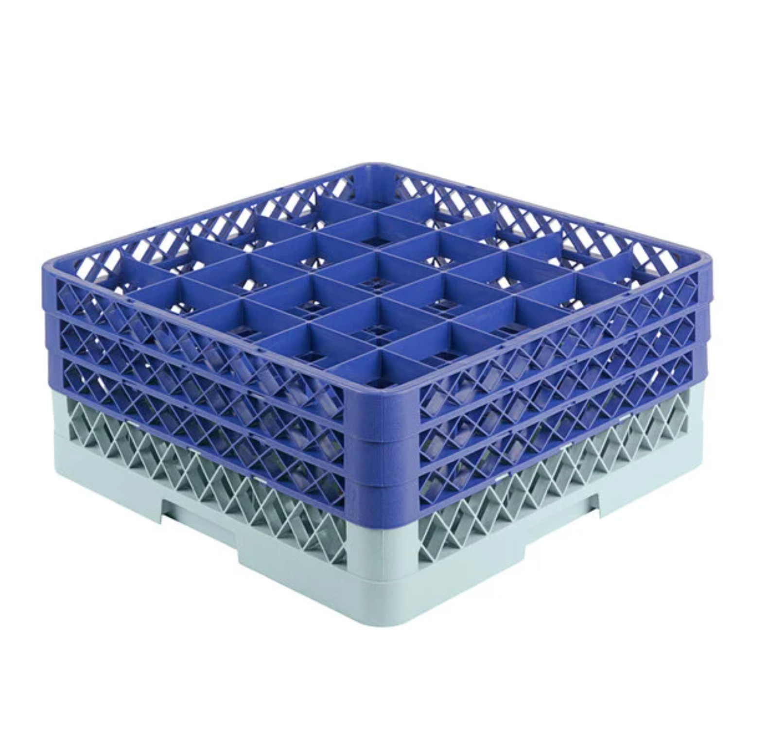 Commercial Dishwasher Machine 25 Cup Glass Tray Rack 3 Extenders Dishwashing