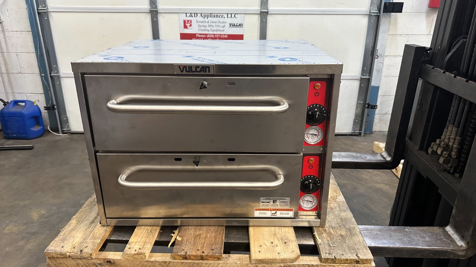 6090 New S/D Vulcan Free Standing 2-Drawer Warmer Model: VW2S