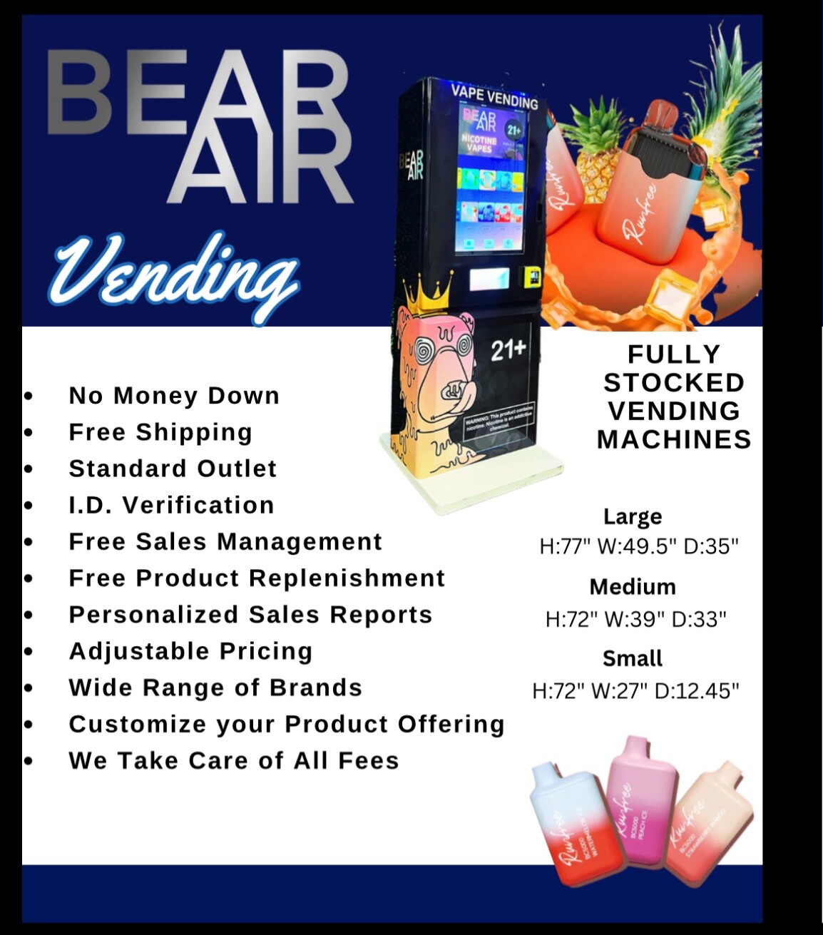 4 Units – CELEBRITY VENDING MACHINES 1 YEAR WARRANTY COMES WITH CREDIT CARD