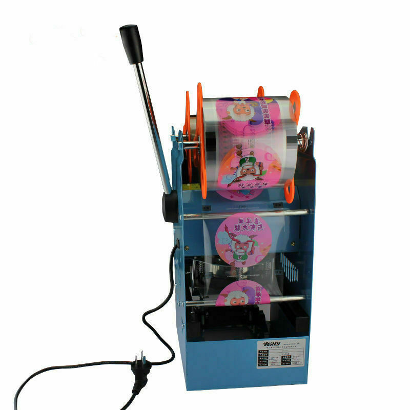 220V Manual Semi-automatic Cup Sealer Sealing Machine Bubble Tea Coffee 300Cup/h