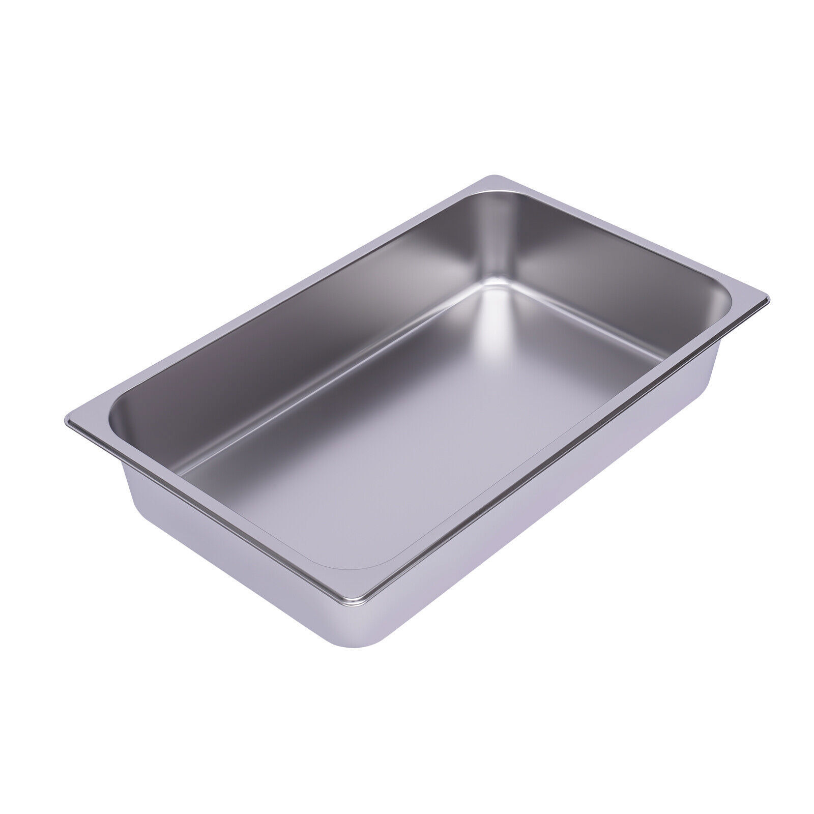 6 PACK Full Size 4″ Deep Steam Table Food Pan Commercial Tray Stainless Steel