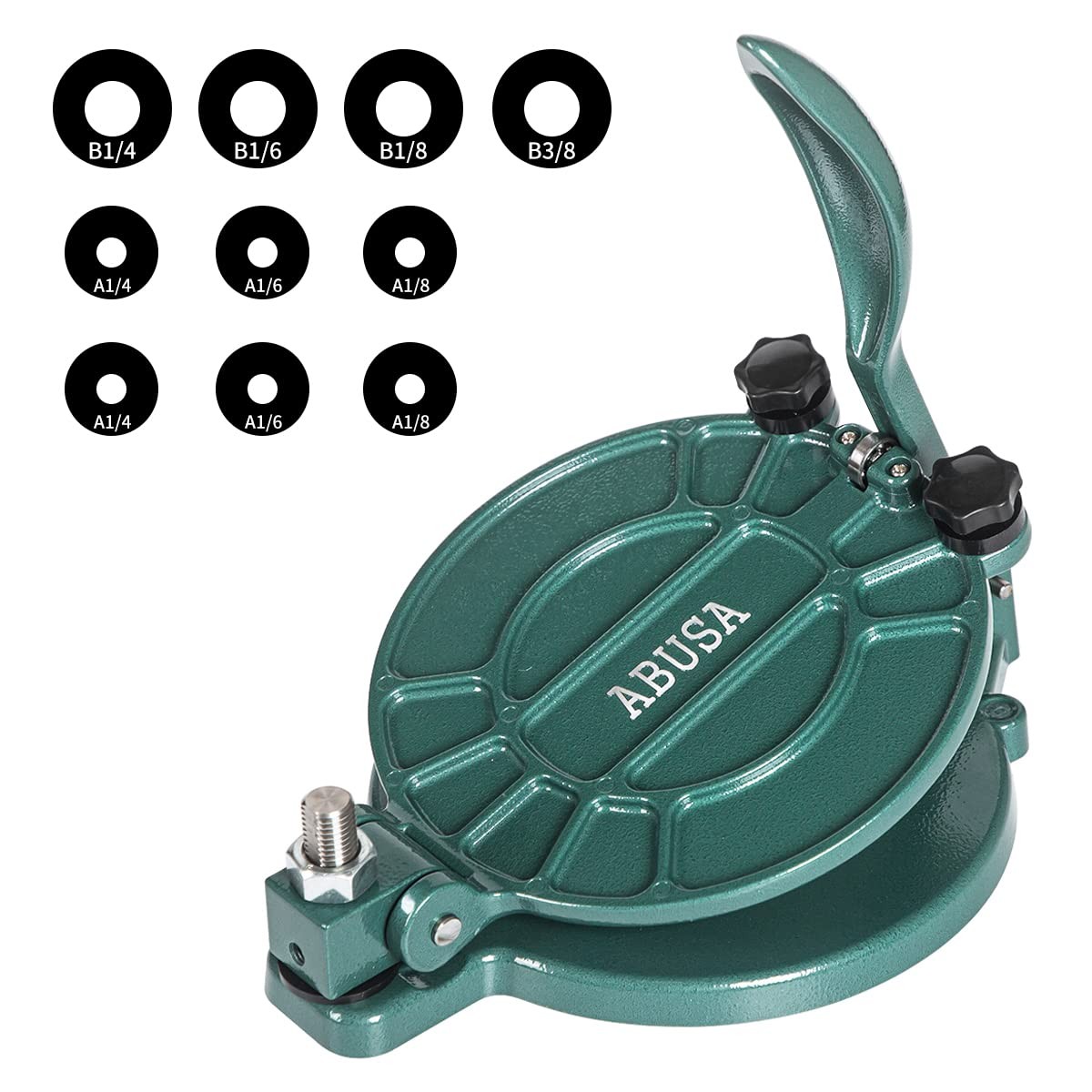 ABUSA Thickness Adjustable Tortilla Press 8 Inch Maker 8 Inch, Green