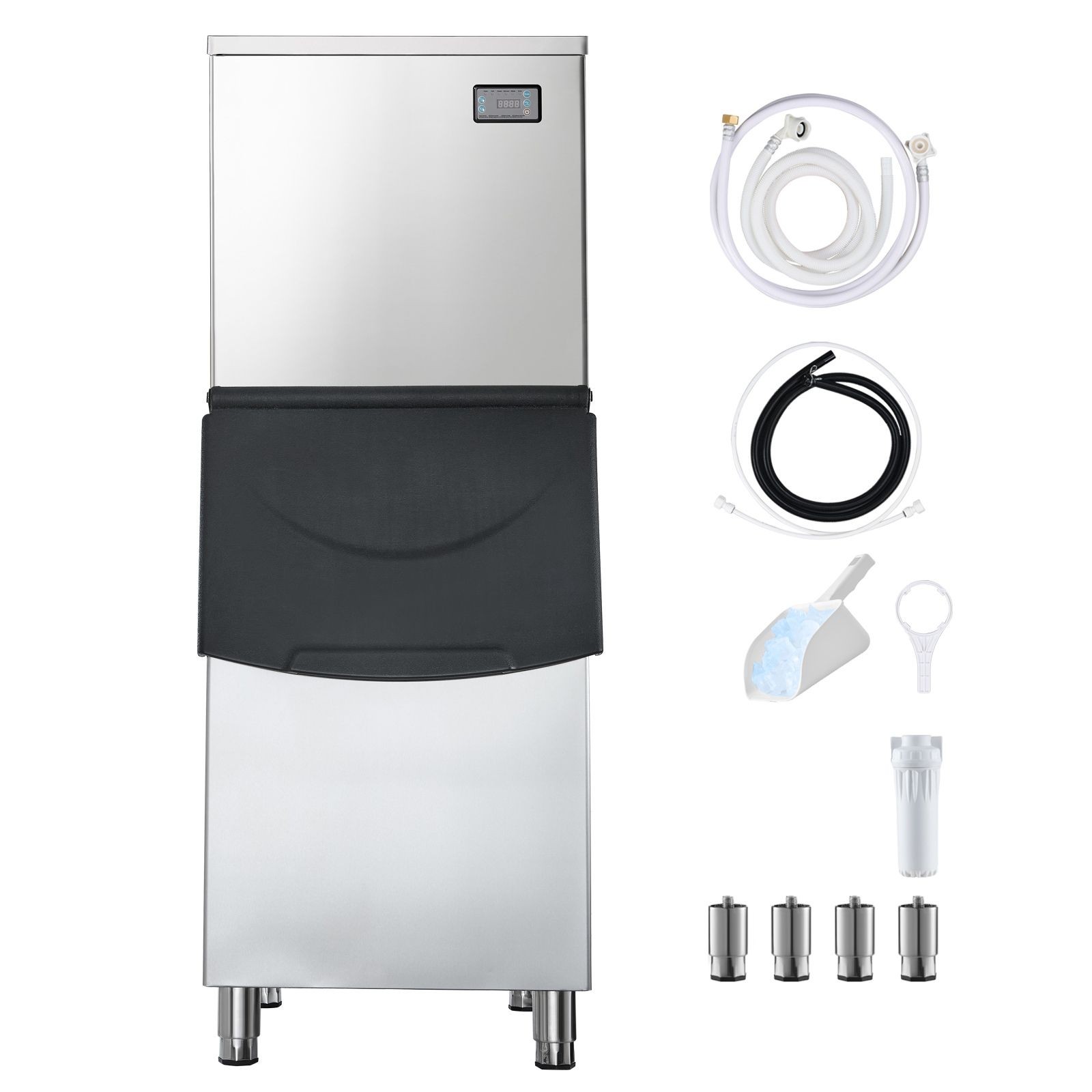 Commercial Ice Maker Machine, 450LBS/24H Ice-Making Machine