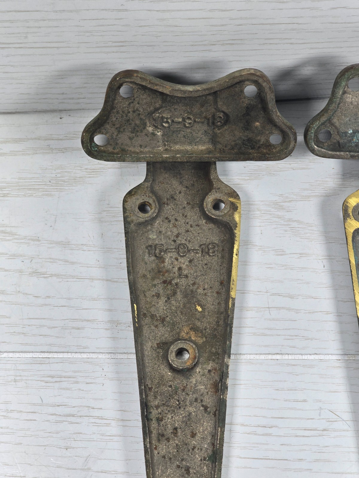 Hussmann St Louis Door Hinges Solid Brass Cast Iron Cooler Refrigerator USA