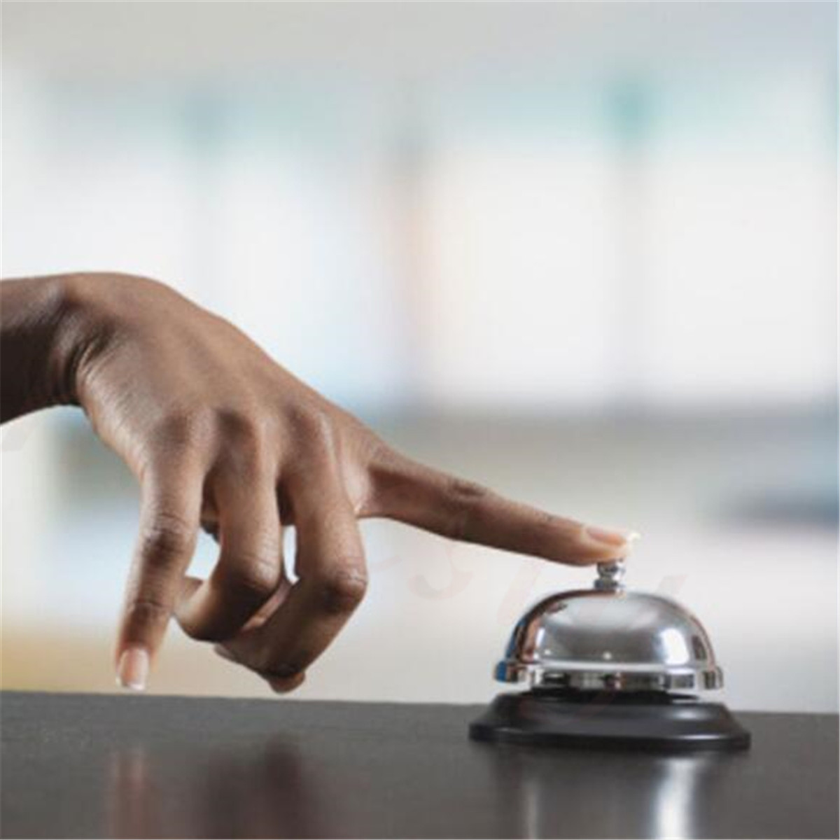 2PCS Restaurant Service Hotel Desk Bell Ring Reception Call Ringer Bar Counter