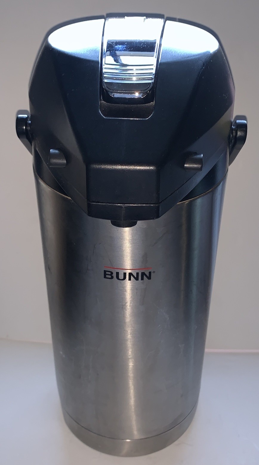 BUNN 1 Gallon (3.8L) Lever Action Airpot Stainless Steel 36725.0000