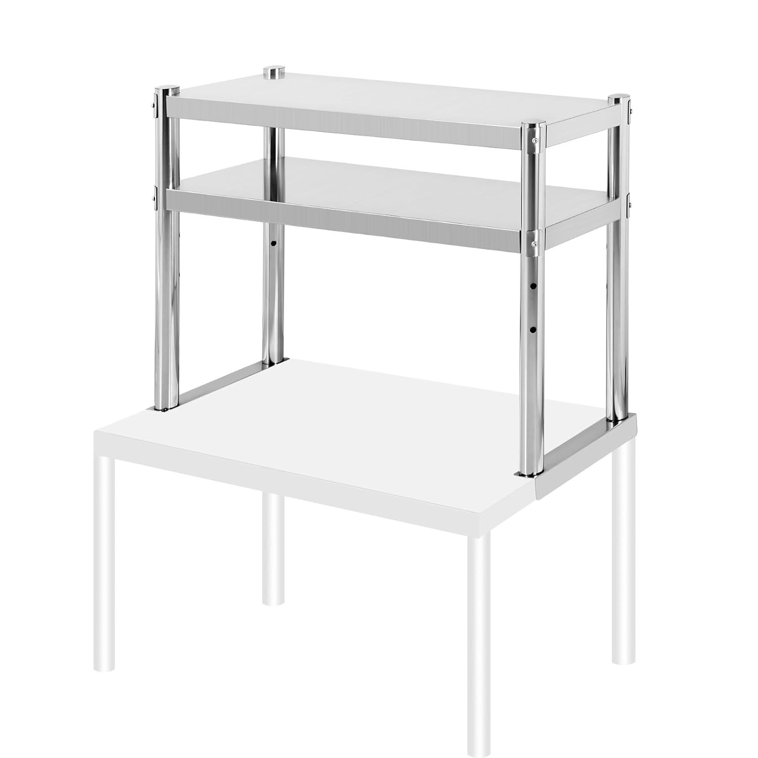 NEW Stainless Steel Double Overshelf 36»L x 12»W Commercial 2 Tier Overshelf