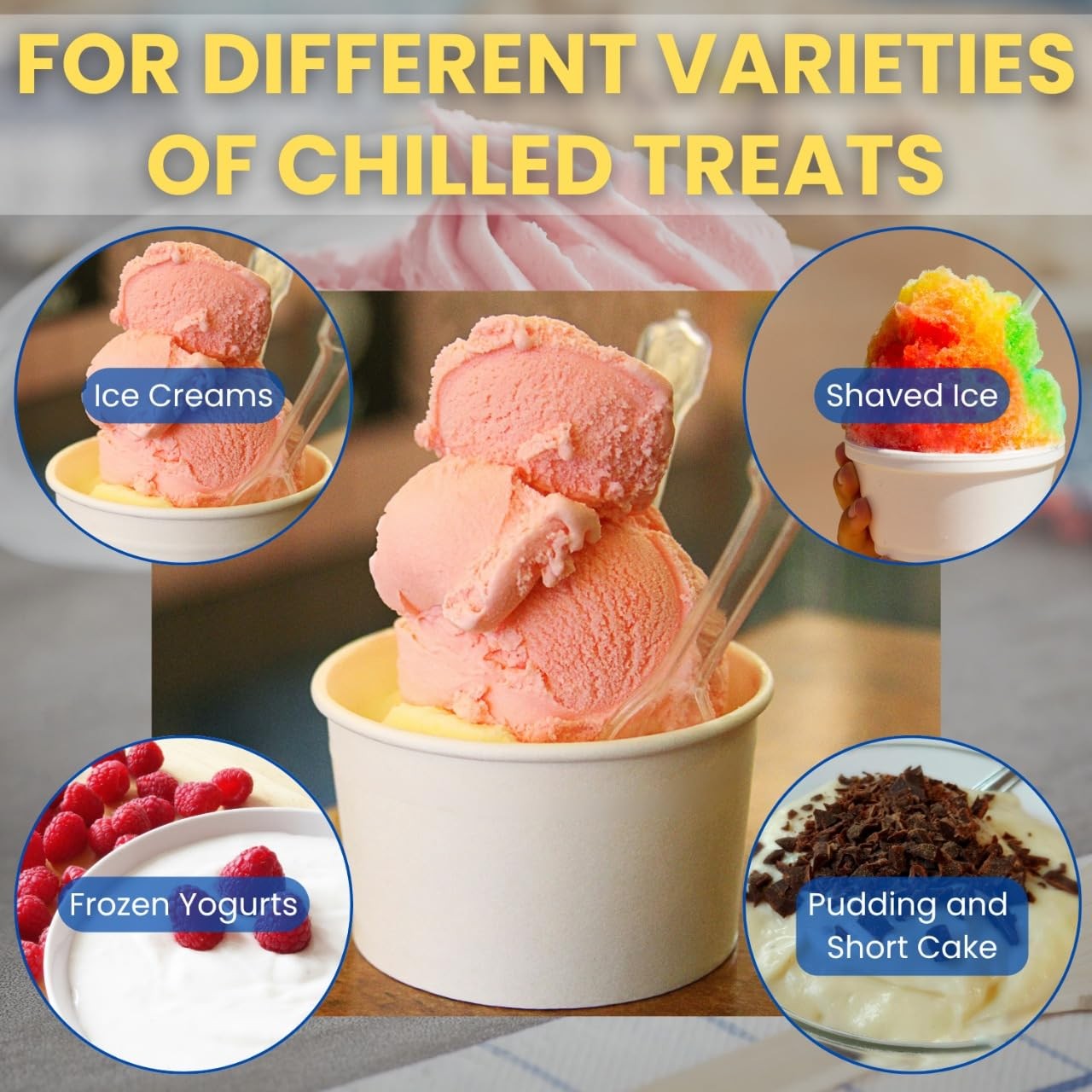 Smygoods Ice Cream Cups 8 Ounce, 11. 50 ct. – 8Oz – Lidded