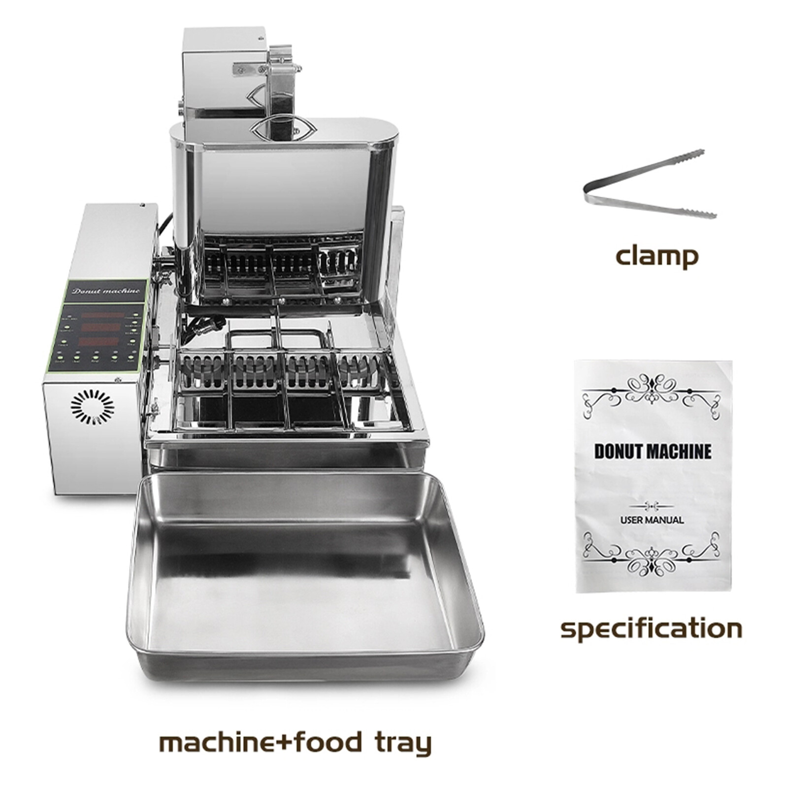 Kolice 90% New 4 Rows Production Donuts Frying machine, Mini Doughnut Maker