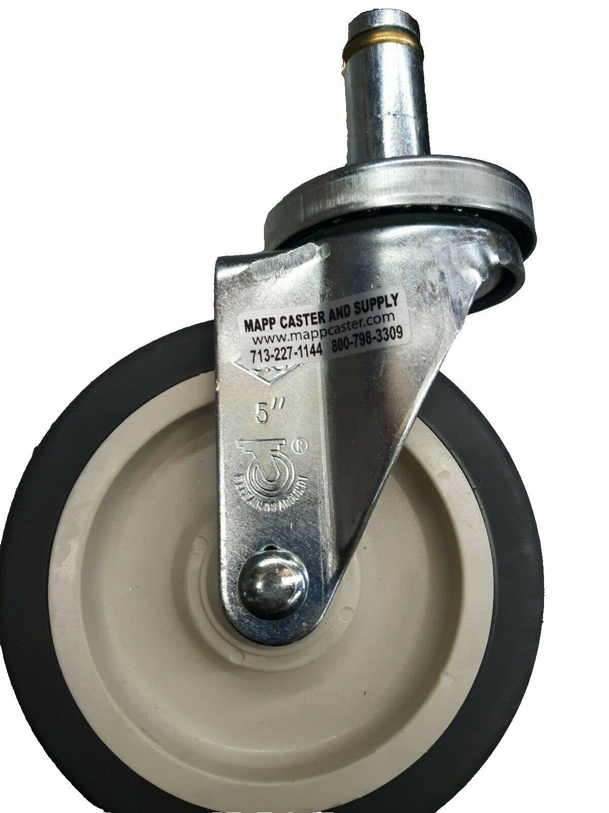 Set of 4 Metro Rack 5″ Casters Without Brakes NSF