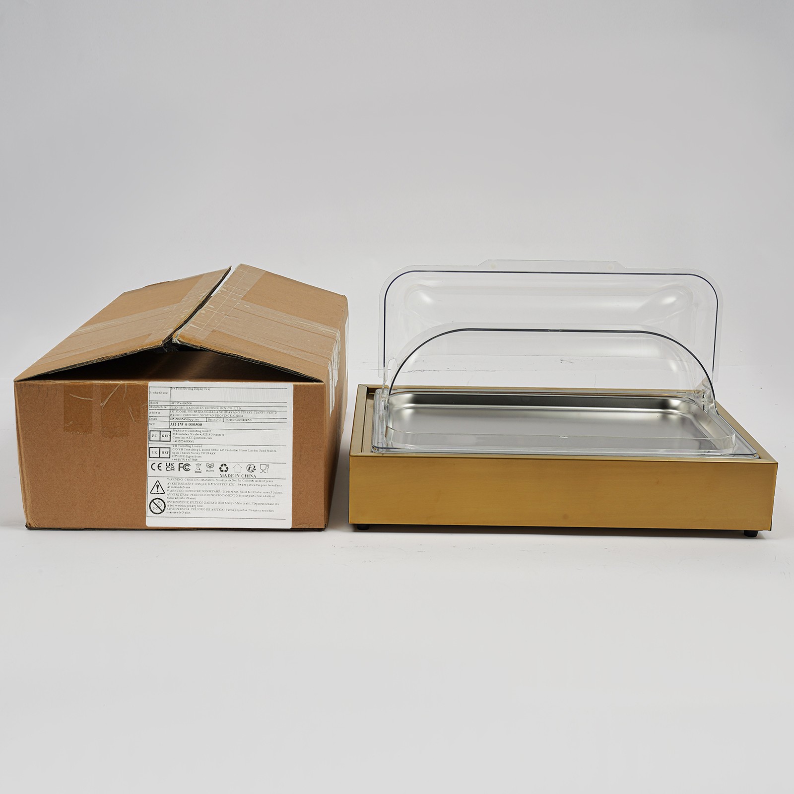 Ice Food Serving Display Tray, Buffet Cold Serving Display Tray, Cooling Food