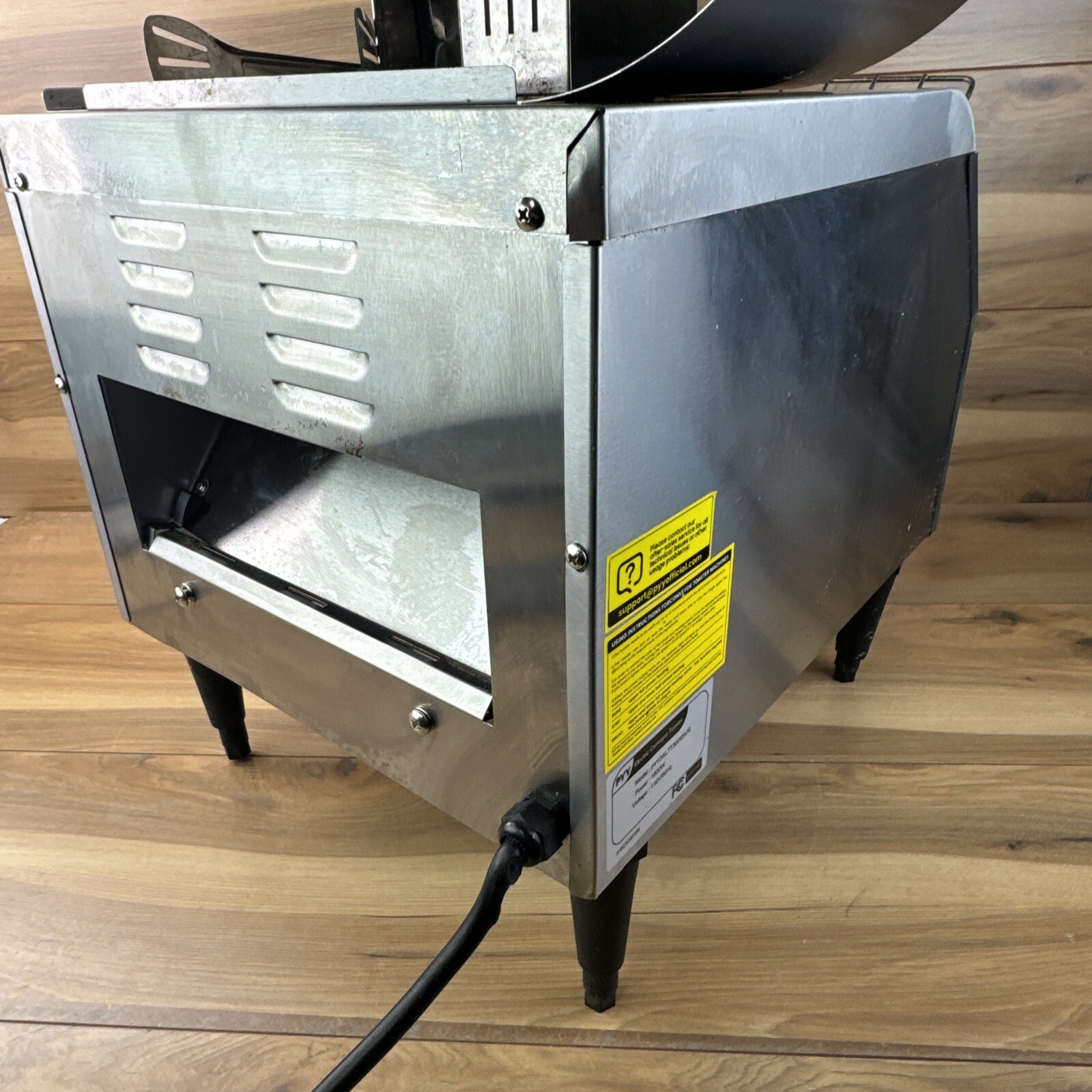 PYY Commercial Conveyor Toaster – 300 Slices/Hour Restaurant Toaster for Bun Bag