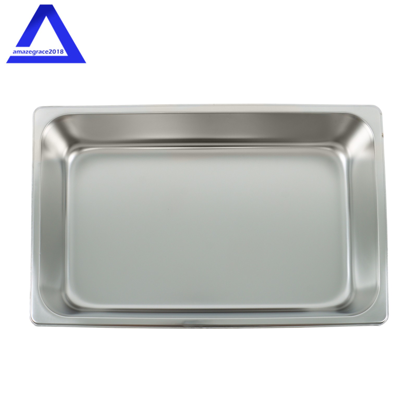 Steam Table Hotel Pans Full Size 4″ Deep 4Pcs Stainless Steel Metal Tray