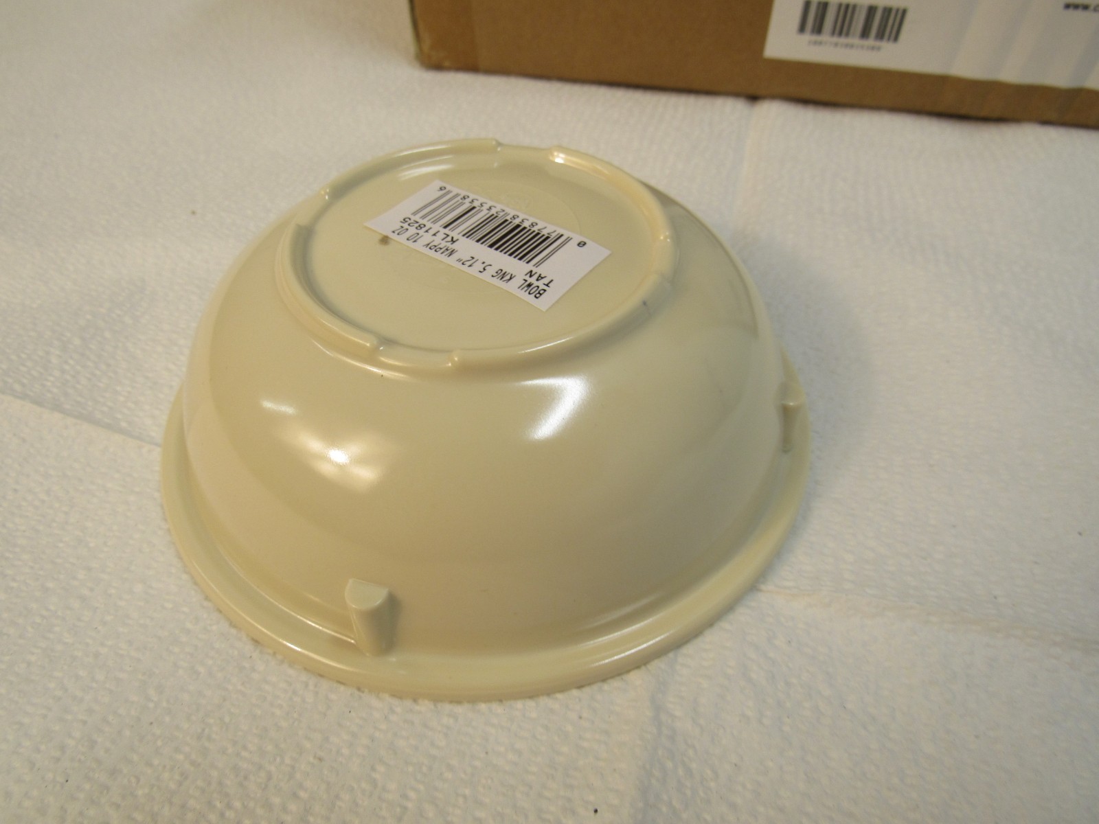 Carlisle KL11825 Nappy Bowl 10oz Tan 5.12″ Tan Case of 48 Food Service Bowl