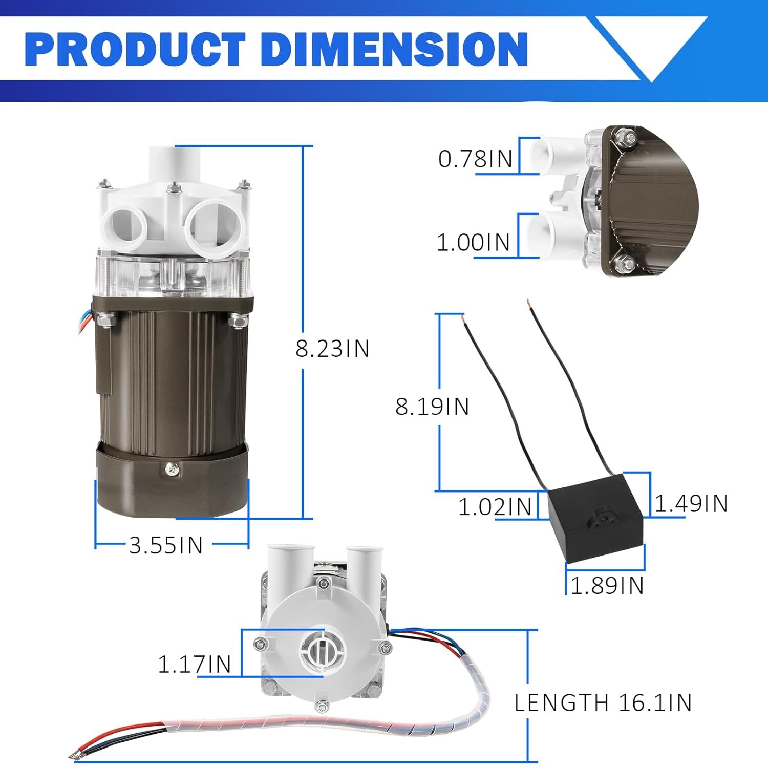 Replacement S-0730 Ice Machine Motor for Hoshizaki KM Series Ice Machine120V 60W