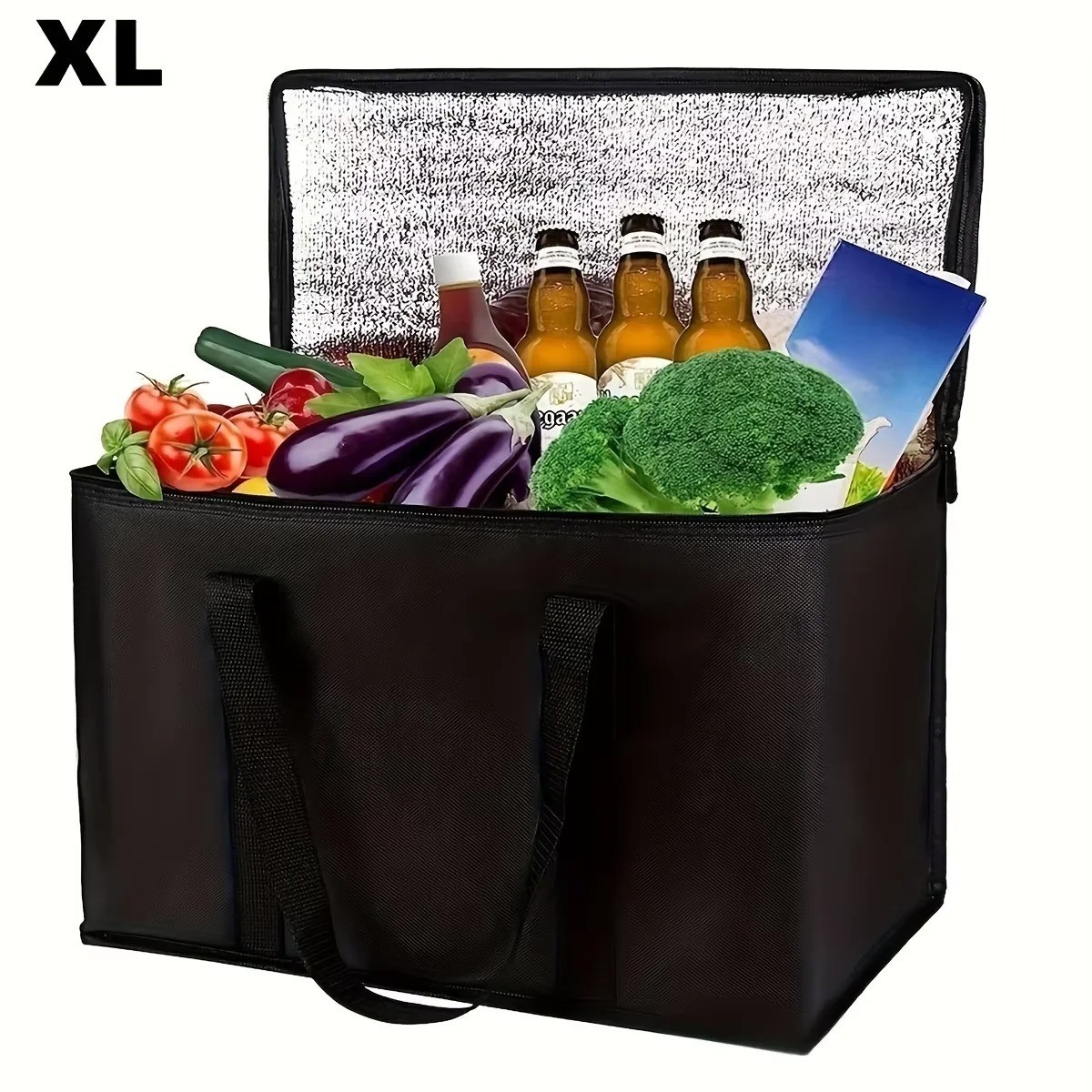 Commercial Insulated Meal Delivery Bag Large-Capacity PET Pizza Bag USA seller