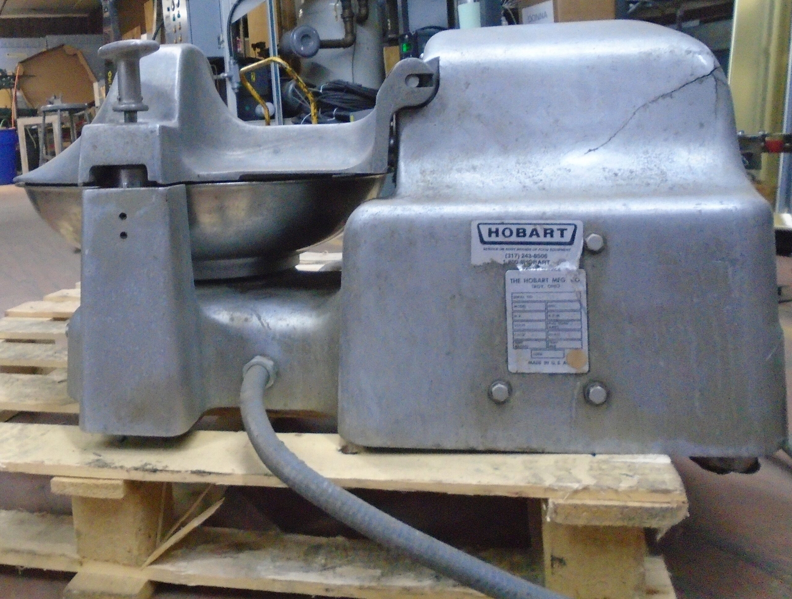 HOBART BUFFALO CHOPPER 84181D 1HP 2.75A 220V 3450RPM 3PH 60CYCLE 1YEAR WARRANTY