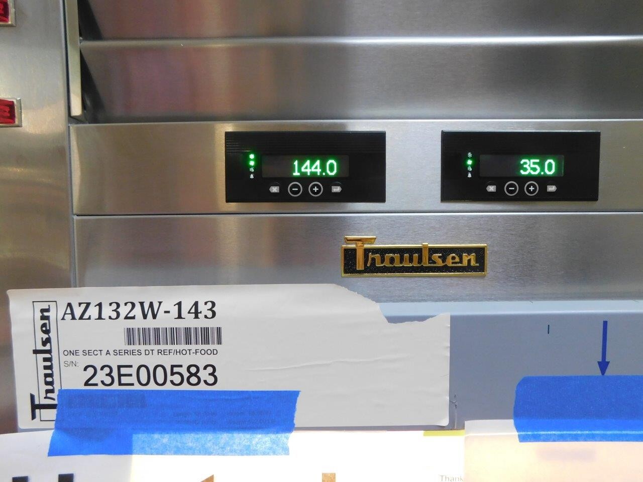 5067 New S/D Aged Inventory, Traulsen 2-Door Refrigerator / Warmer ADH132WUT-HHS