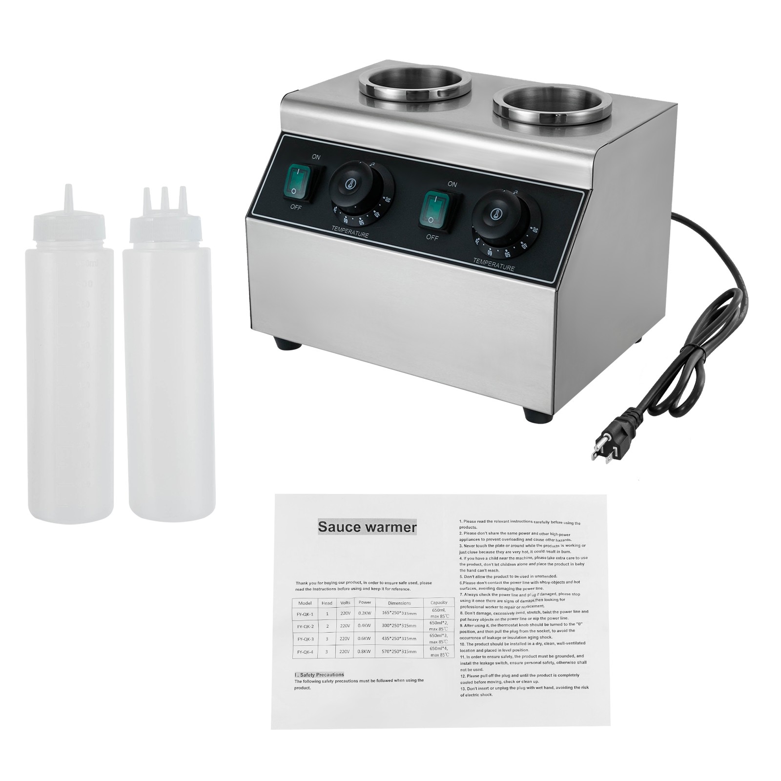 Electric Sauce Bottle Warmer Commercial Electric Sauce Warmer Hot Chocolate