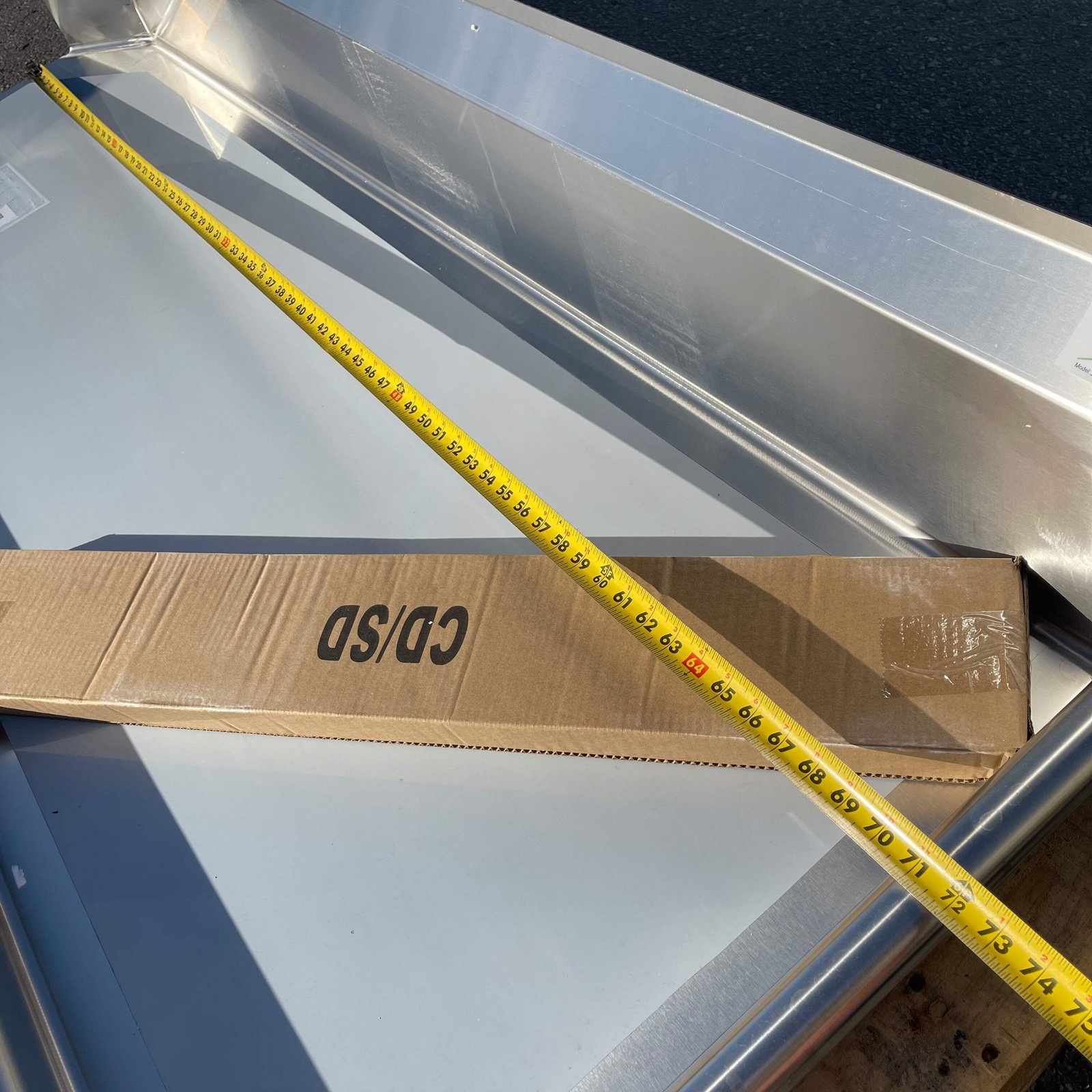 Z@ Pallet of REGENCY Clean Dish Table – Right Drainboard Stainless Steel 600CDT7