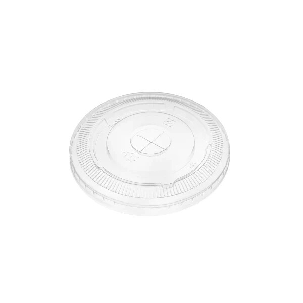 Karat 90mm PET Plastic Flat Lids – 1,000 ct, C-KCL90