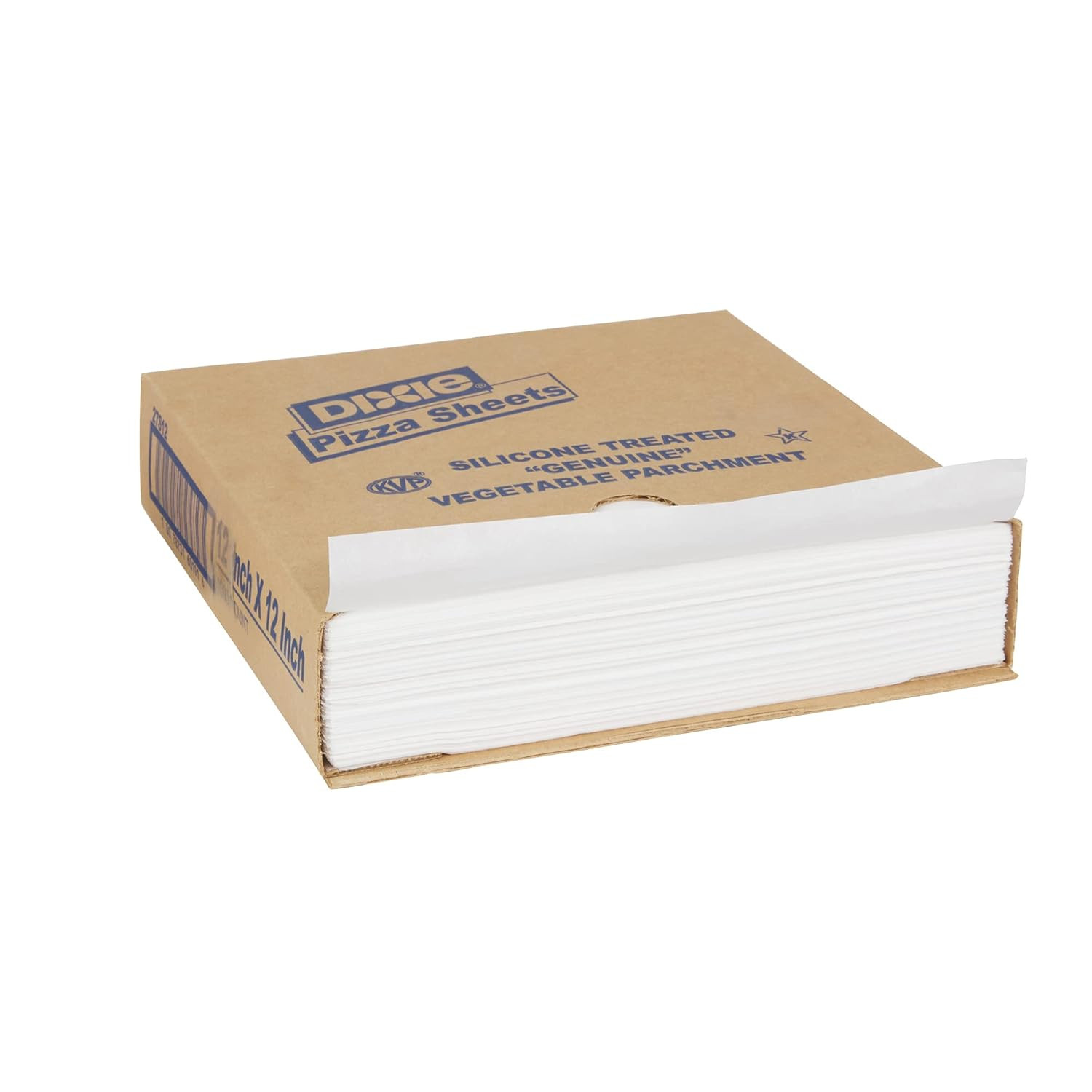 Dixie Silicone-Coated Parchment Pizza Sheets, 12″x12″, 1000 Count
