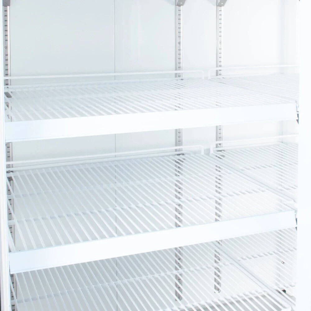 PEAKCOLD Commercial Double Glass Door ICE COLD BEER, Merchandiser, 45 Cu Ft
