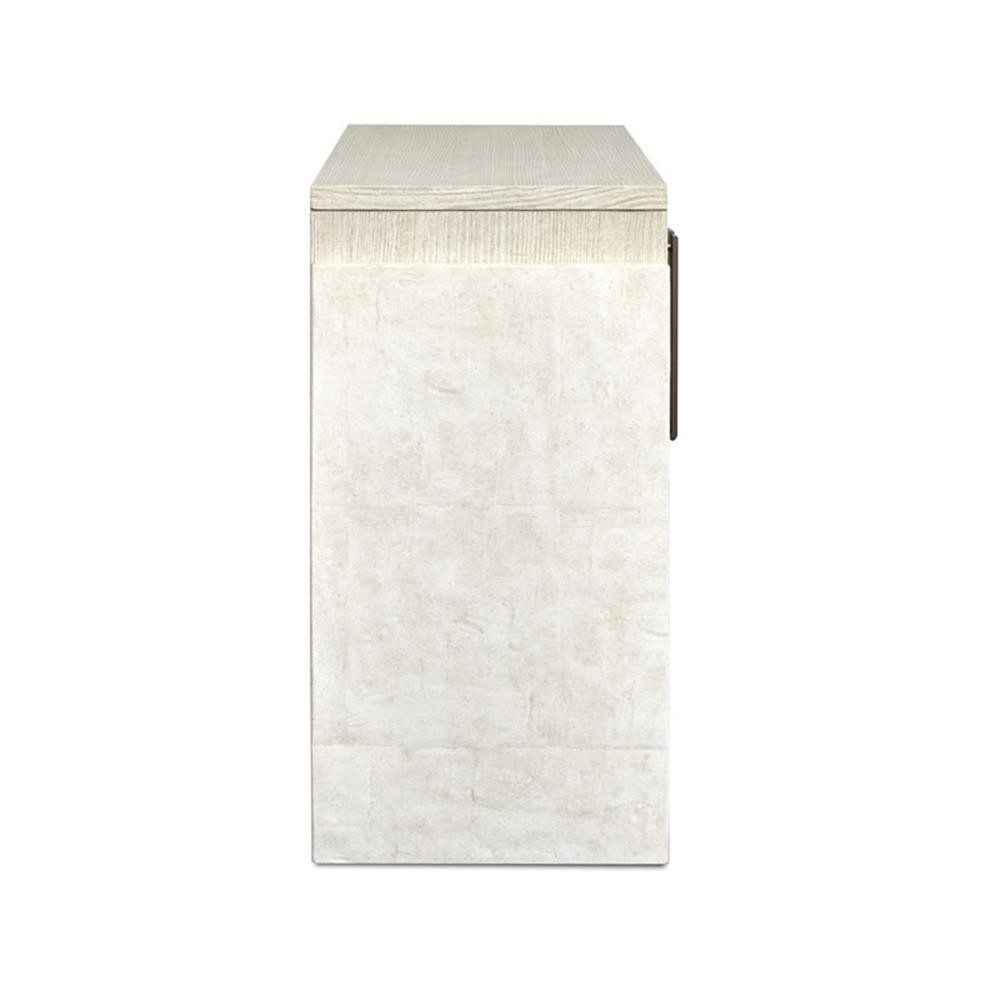Bowery Hill Server in Misty Cloud With Wine Storage and 150 lb Capacity