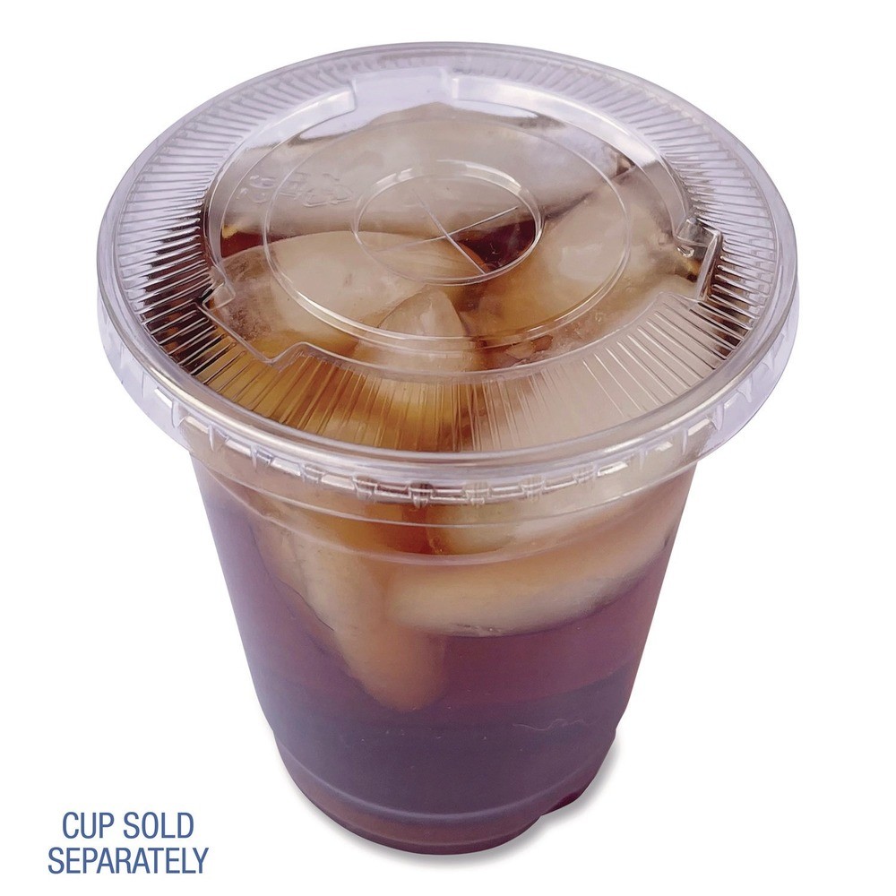 Boardwalk PET912STRAW Straw-Slot Lids For 9 oz Squat & 12 oz Cups (1000/CT) New