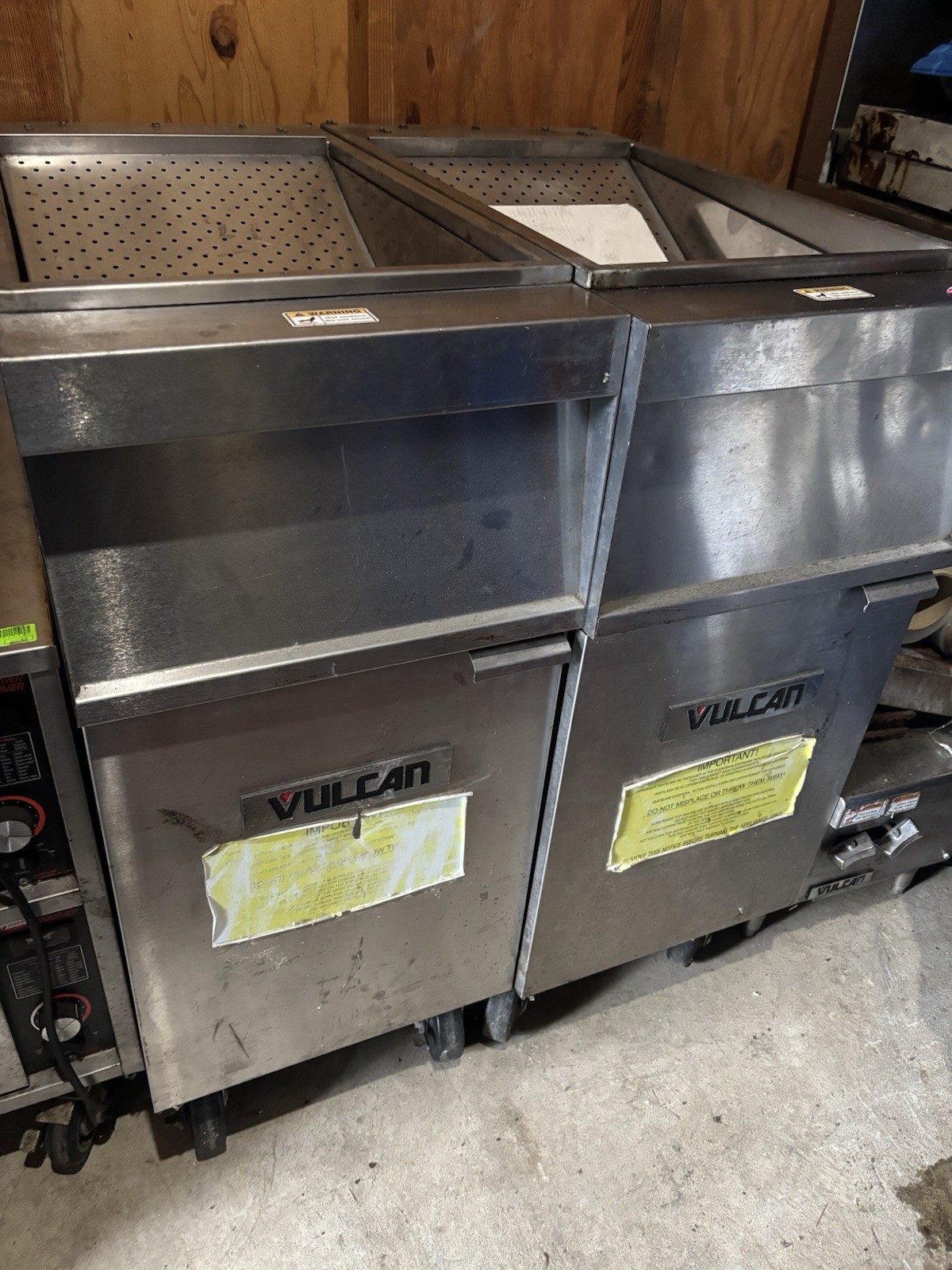 VULCAN FRYMATE VX15 Commercial Freestanding Fry Dump Station Base NEW