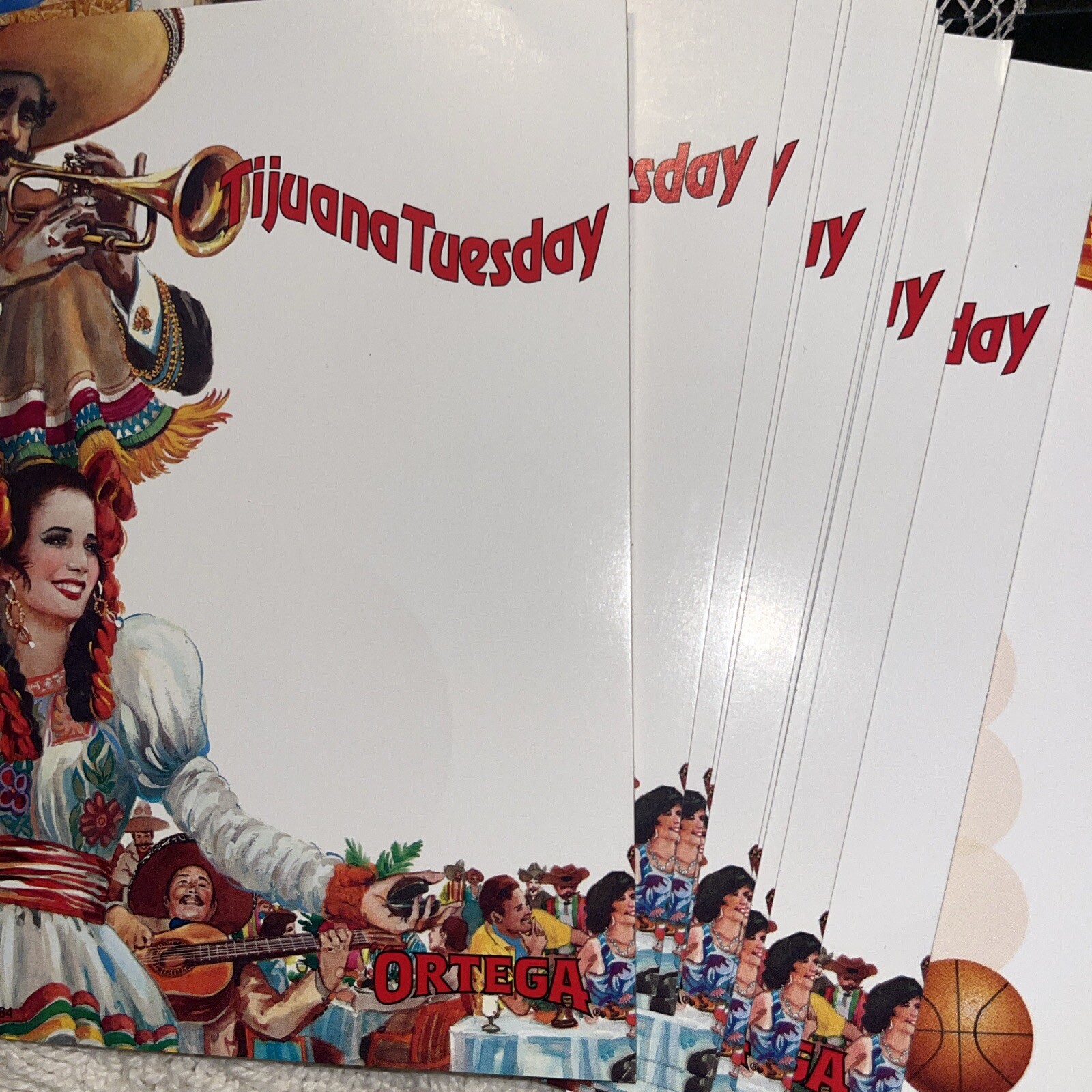 Ortega Salsa Marketing Materials Mexican Table Restaurant Cinco De Mayo 50+