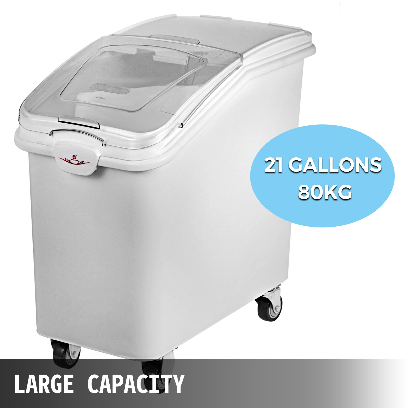 Dry Ingredient Storage Bin 10 Styles Mobile Container w/Scoop Commercial Kitchen