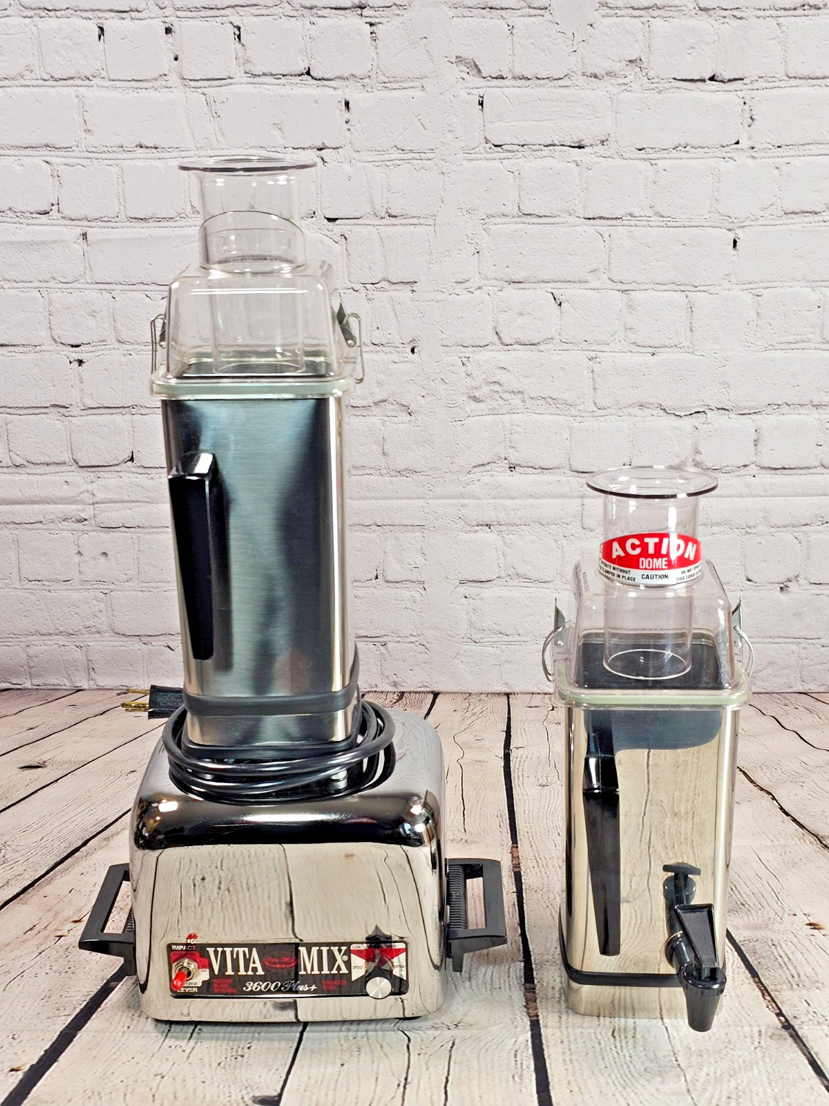 NOS Vita-Mix 3600 Plus+ Blender 1.14 HP 850W Stainless Steel Mint Condition