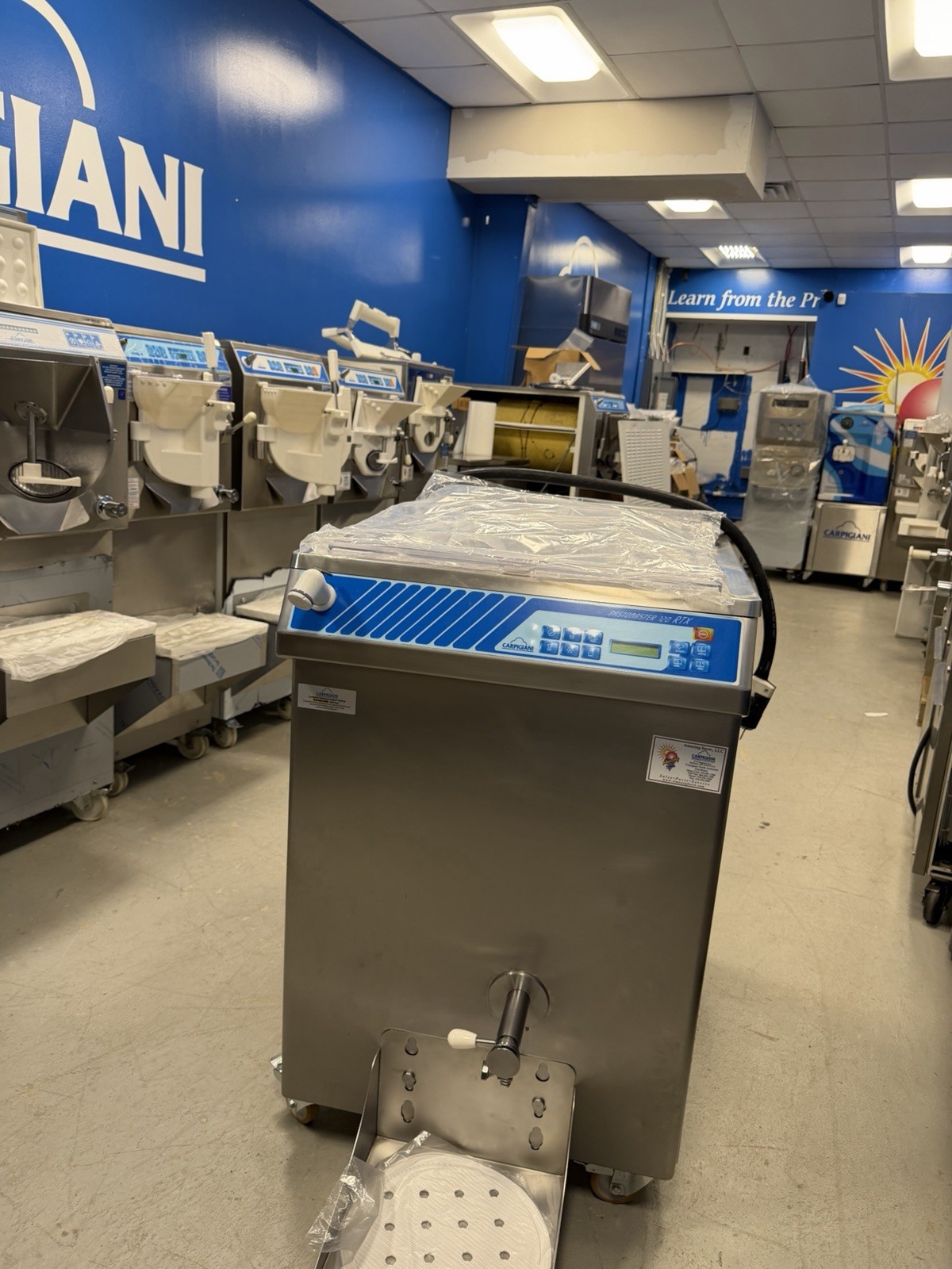 Carpigiani Pasteurizer Pastomaster 120 RTX Gelato Ice Cream 3 phase Water Cooled