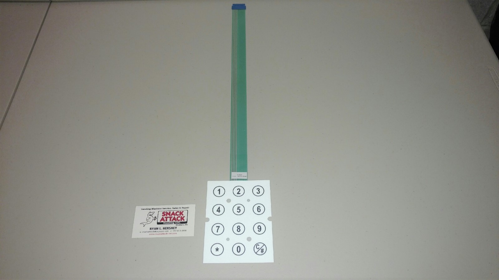AMS 39 / 35 COMBO & SNACK VENDING MACHINE SENSIT 2, 3 KEYPAD – 9 Pin /Free Ship!