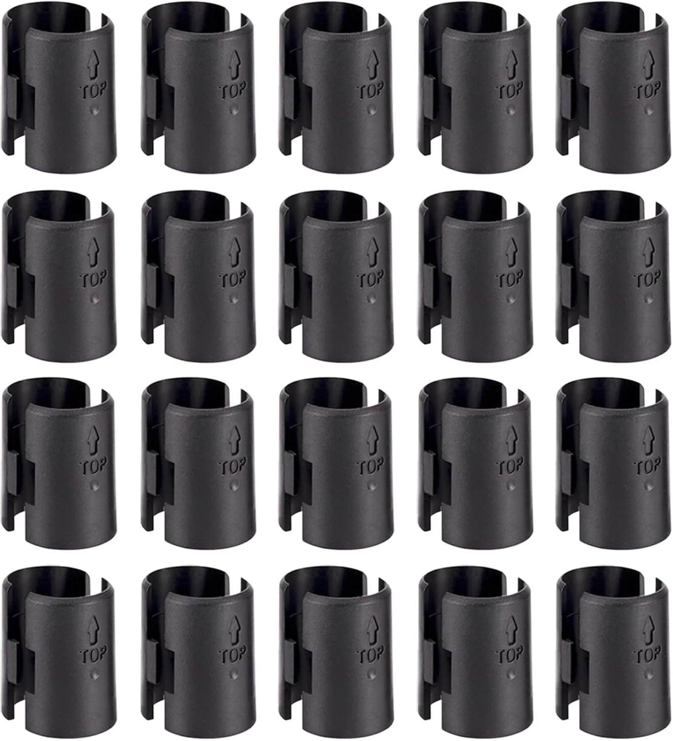 Wire Shelf Clips,40-Packs Shelving Lock Clips for 1″ Post-…