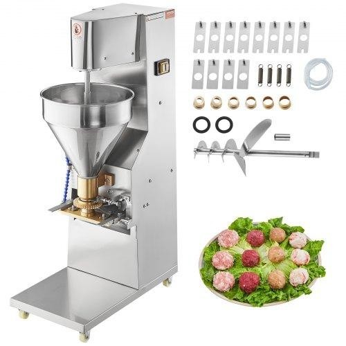 VEVOR Commercial Meatball Forming Machine Stainless Steel 1100W Auto