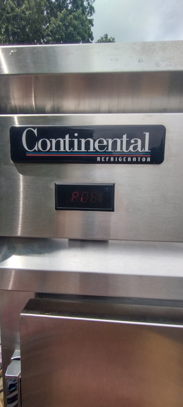 Continental DL3R-SS 3 Door Commercial Refrigerator SS 72 Cu Ft Runs Cool W Rack