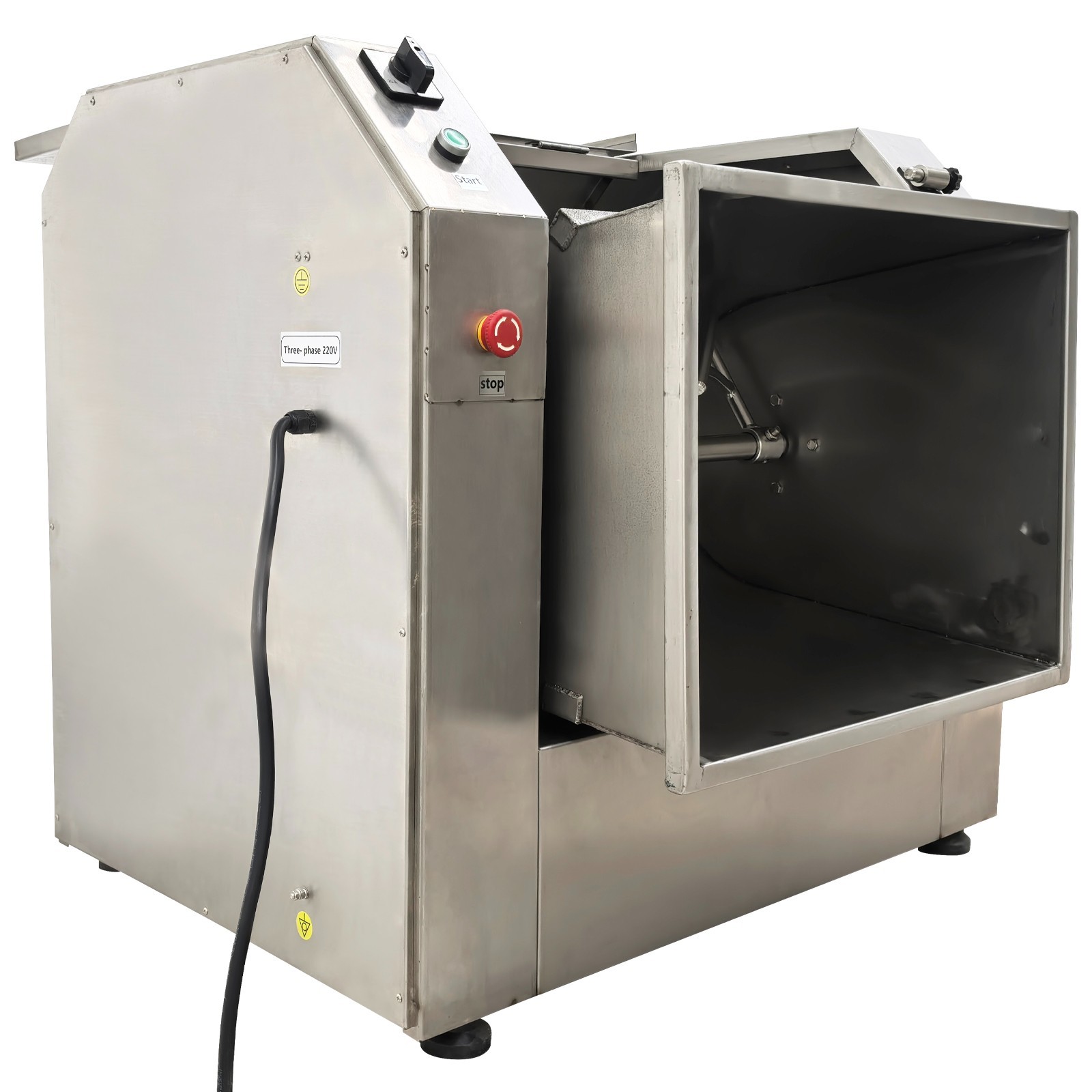 50KG/110 lbs Commercial 220V Electric Dough Mixer Mixing Machine Three-phase