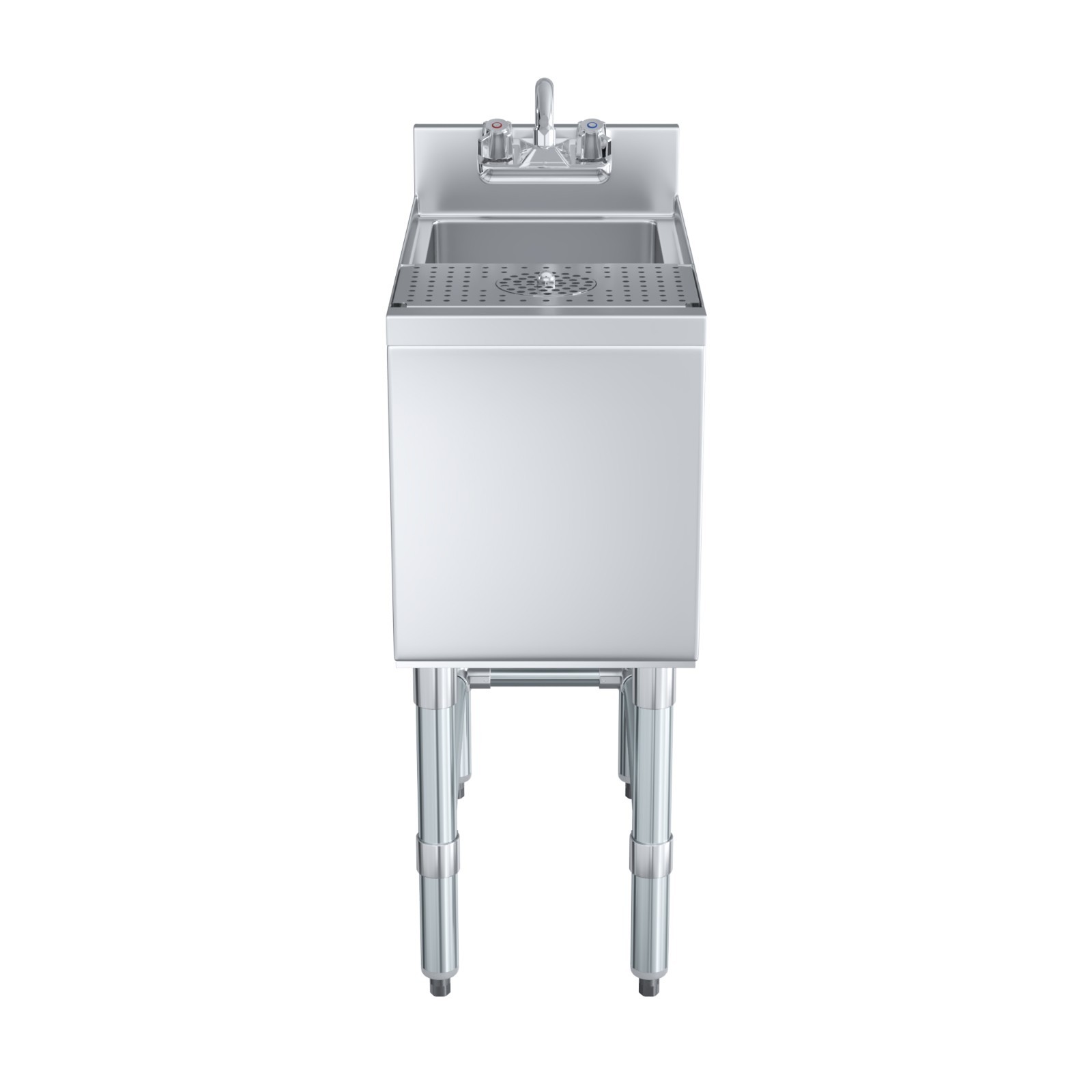 22 in. x 12 in. Underbar Mixology Station – Sink, Glass Rinser & Dipper Well