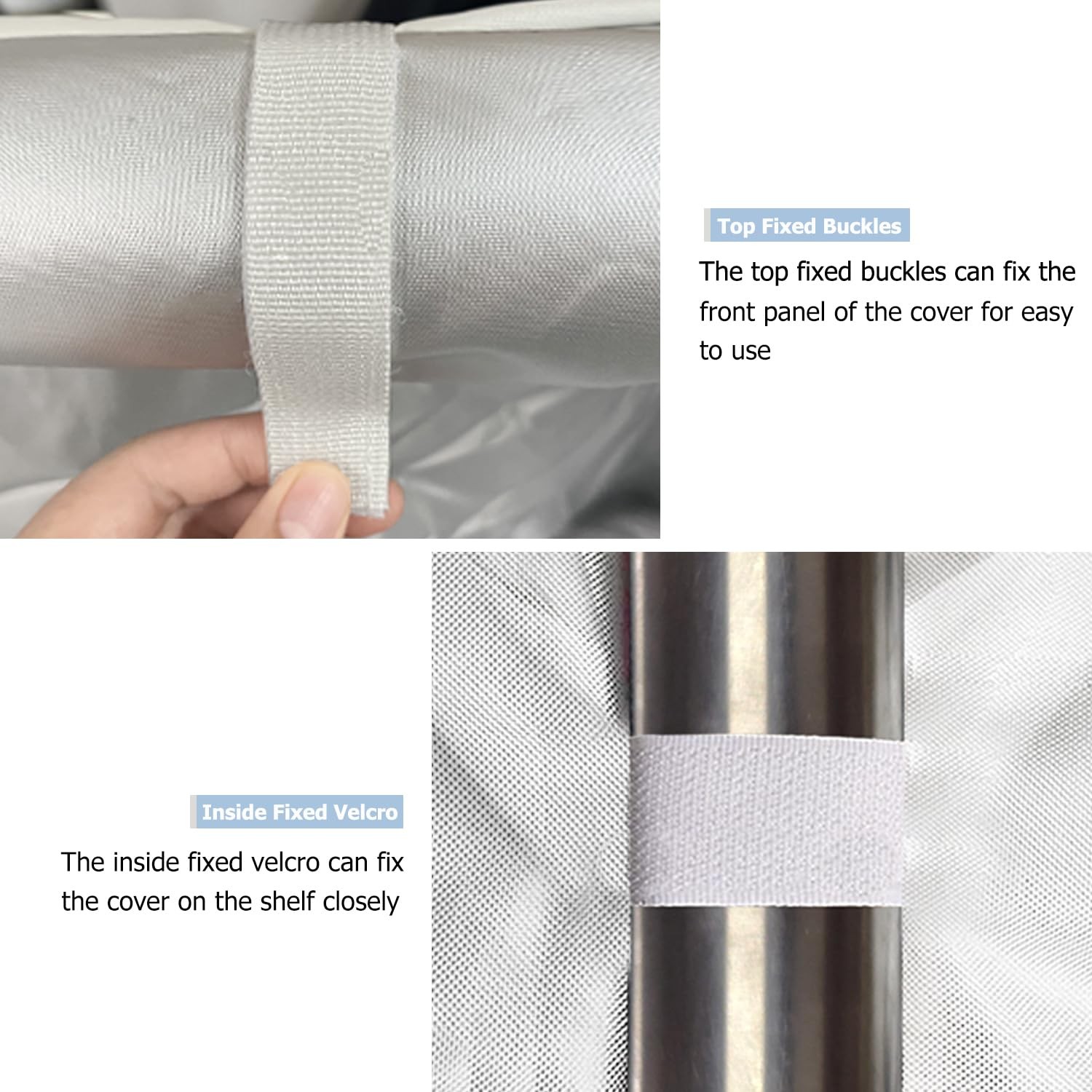 Exokugo Wire Shelf Cover600D Heavy Duty 100 Waterproof Shelf Covers For Wire