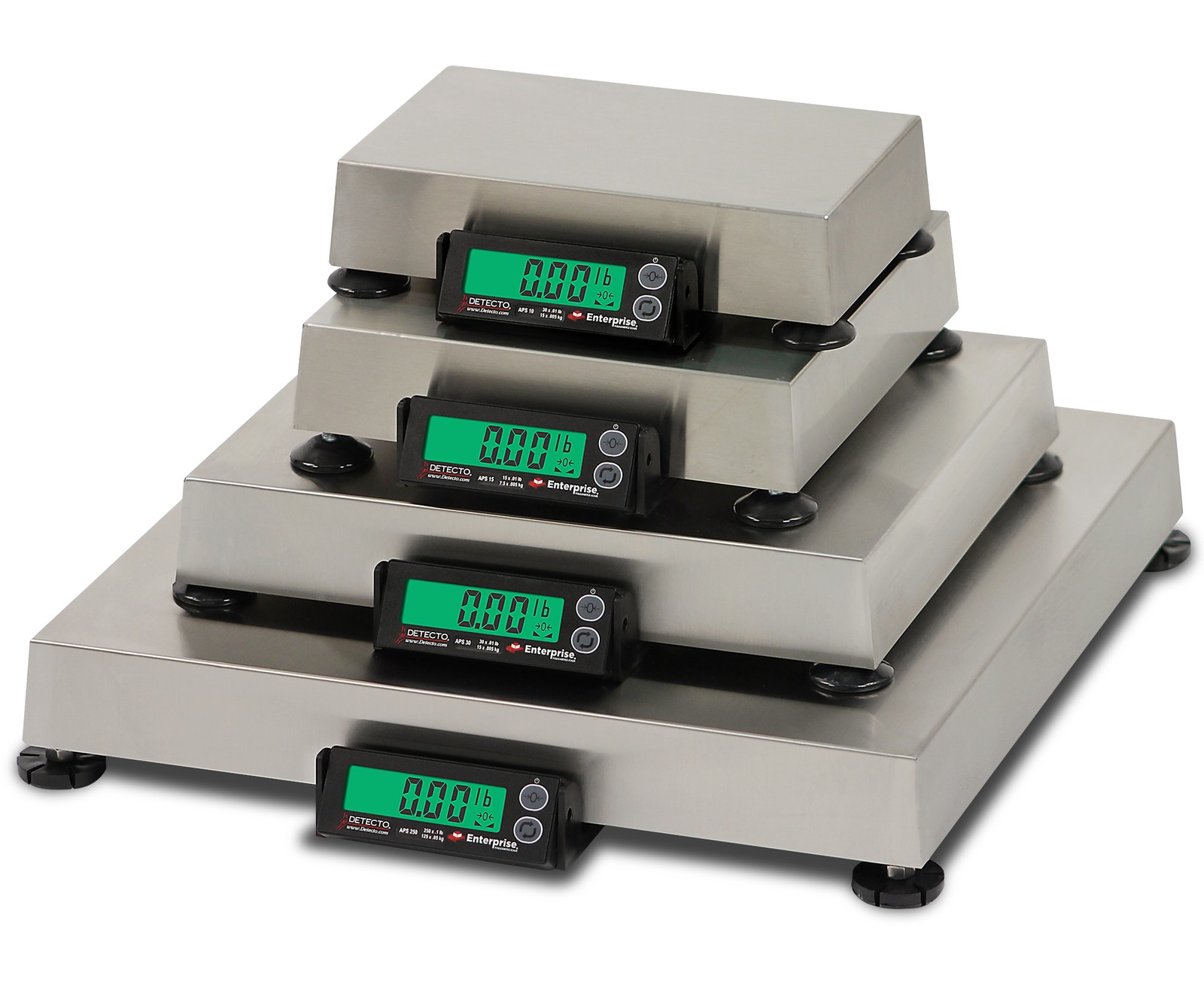 Detecto APS150, Enterprise POS/Logistic Scale, 150 lb x 0.05 lb, 12in x 14in