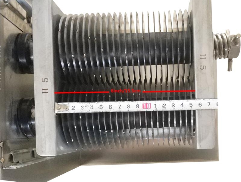 PreAsion 110V Meat Cutting Machine Meat Slicer (with 3mm Blade, 250kg/hour)