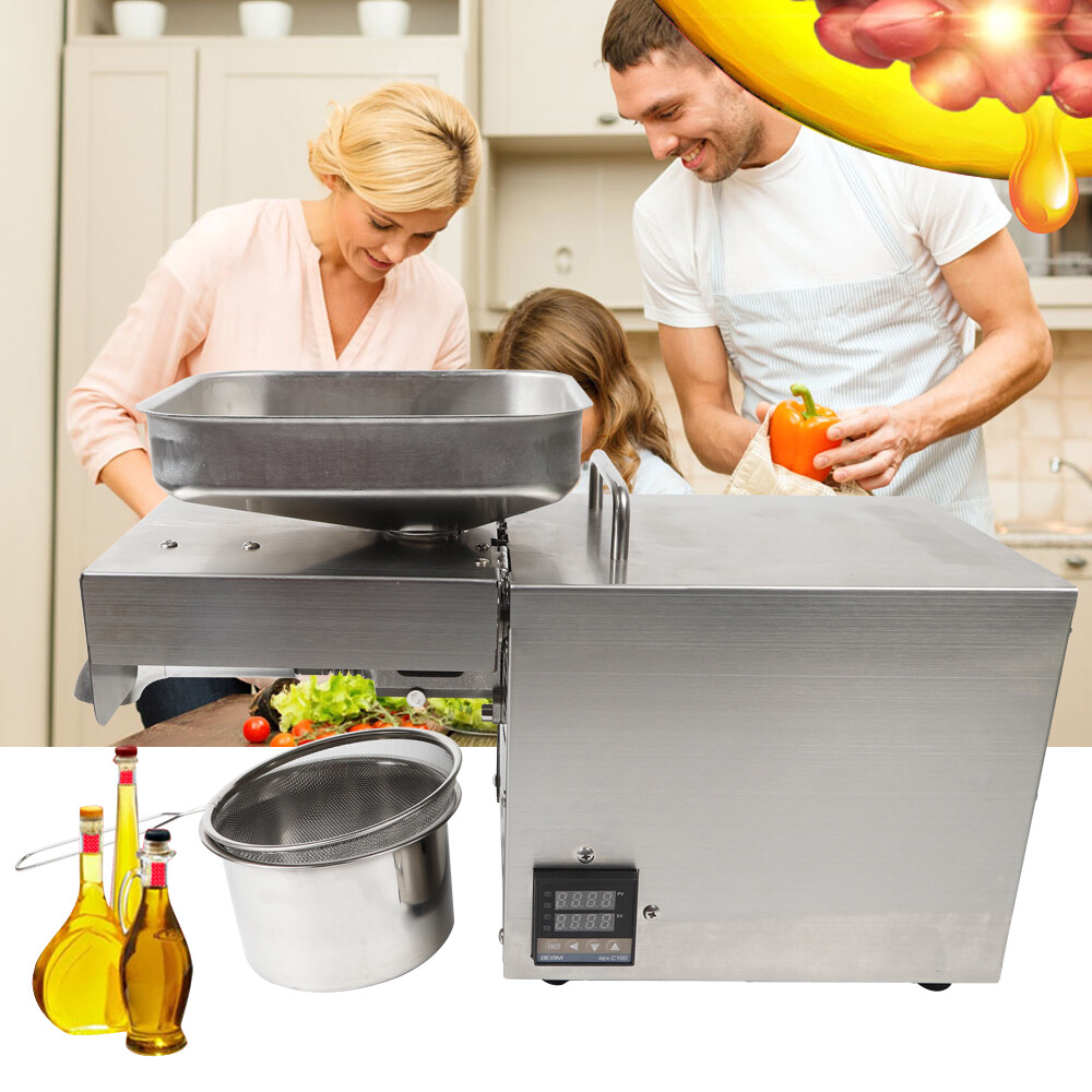 610w Commercial Oil Extractor, Peanut Coconut Automatic Oil Press Machine