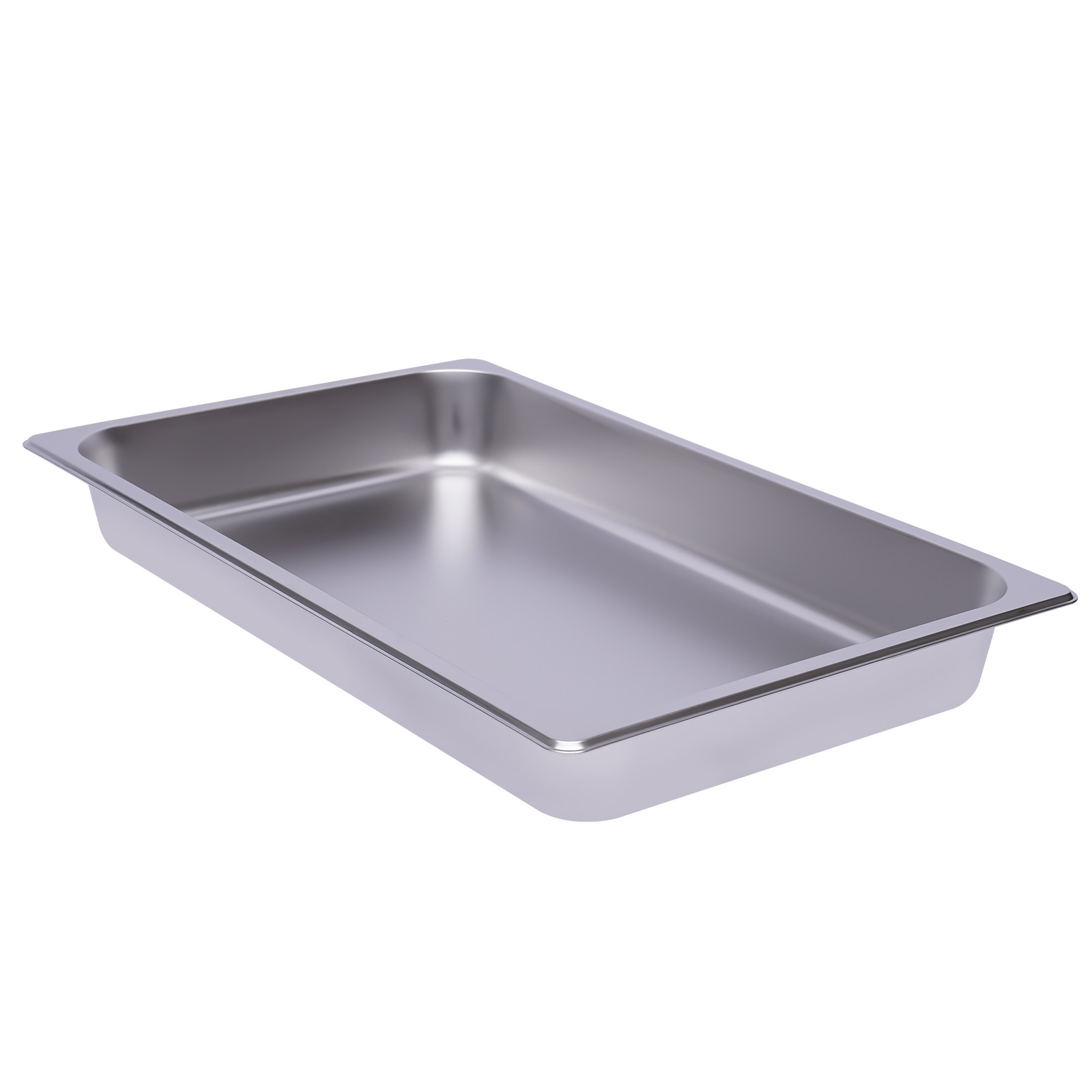Full Size Steam Table Pans, 6-Pack 2.5 Inch Deep Restaurant Steam Table Pans
