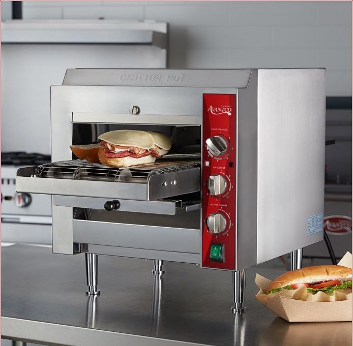 Avantco 177CNVROV10A Countertop Conveyor Oven 10.5″ belt